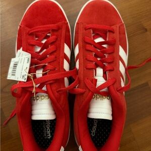 Adidas Red Grand Court Alpha Sneakers